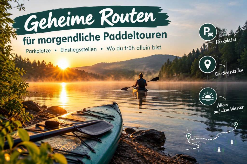 Geheime routen für morgendliche paddeltouren: parkplätze, einstiegsstellen und wo du früh allein bist